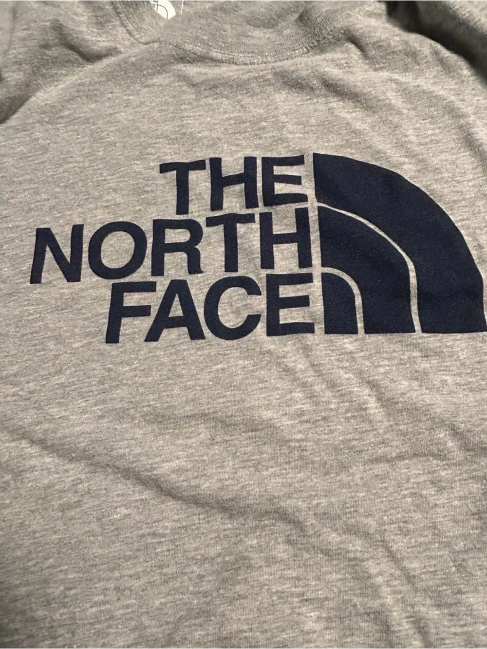 The North Face Men's Heather Gray Logo Tee - XXL